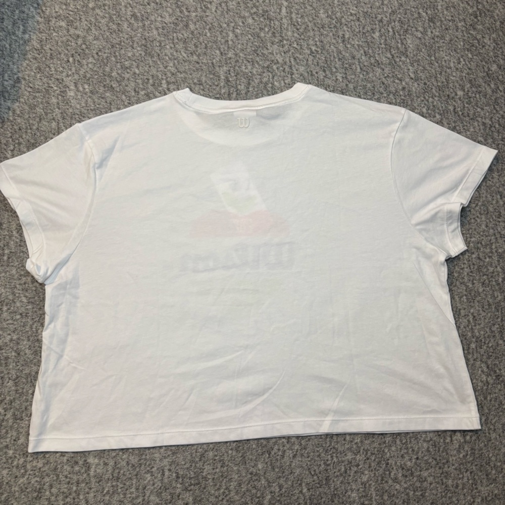 Wilson Women’s US Open 2025 Crop Top T-Shirt New with Tag XL - Picture 3 of 9